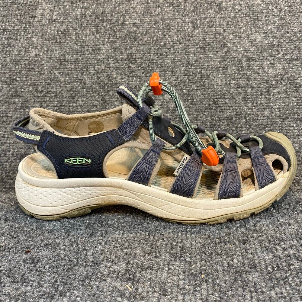 KEEN Astoria West Closed Toe Sport Sandal Navy Blue Womens 8 Water Shoes Comfort - Picture 2 of 8